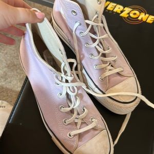 Purple Platform Converse size 9
